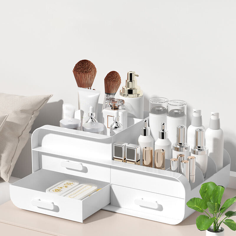 Makeup Cosmetic Dressing Table Large Make-Up Holder Tidy Storage Box