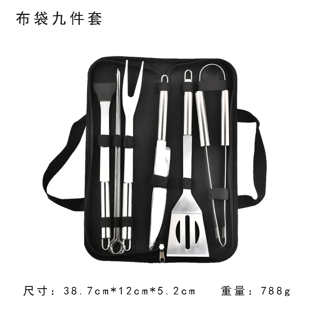 BBQ Tools Set Barbecue Grilling Utensil Accessories Camping Outdoor Cooking Tools BBQ Grill Accessories Kit Barbecue Utensils