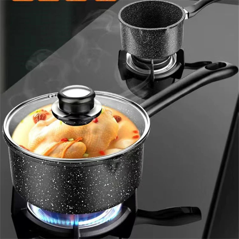 Non Stick Granite Maifan Stone Cookware Ceramic Pot Cooking Saucepan Hotpot  Casserole Induction Cookware Kitchen Boiling Pot