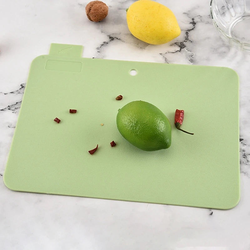 4Pcs/Set Chopping Board with Holder Plastic Cutting Boards Kitchen Non-Slip Anti Bacterium Chopping Block Dishwasher Safe