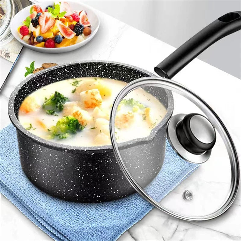 Non Stick Granite Maifan Stone Cookware Ceramic Pot Cooking Saucepan Hotpot  Casserole Induction Cookware Kitchen Boiling Pot