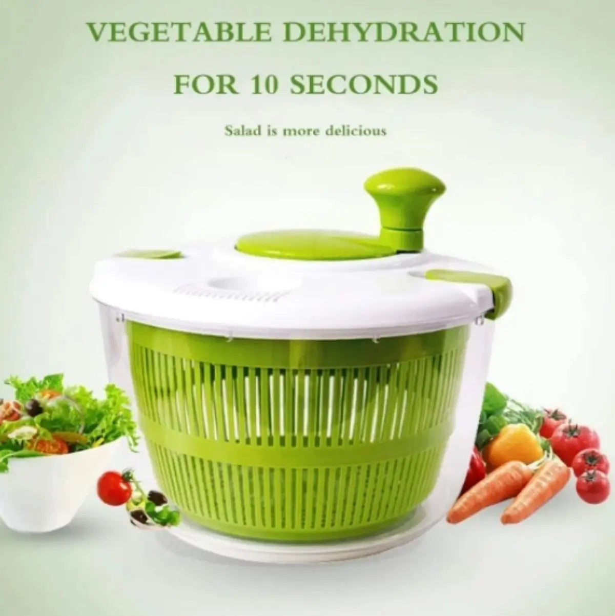 Salad Spinner Dryer Vegetable Fruit Food Dehydrator Quick Drying Multifunctio Manual Kitchen Household Vegetable Dehydrator