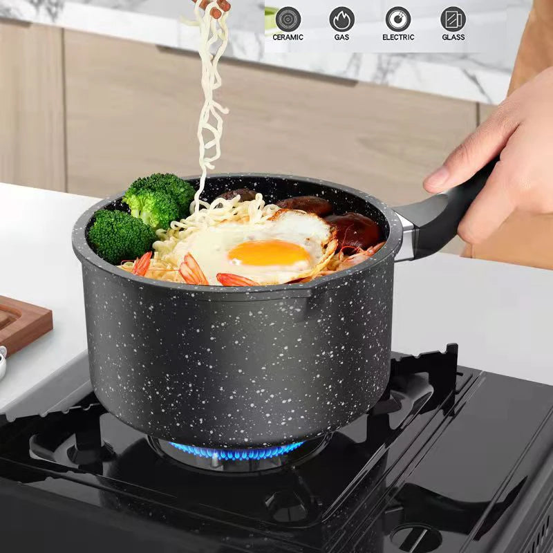 Non Stick Granite Maifan Stone Cookware Ceramic Pot Cooking Saucepan Hotpot  Casserole Induction Cookware Kitchen Boiling Pot